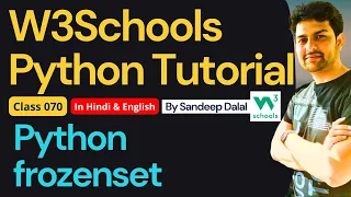 W3Schools W3Schools Python W3Schools Python Tutorial Class 070 Python frozenset