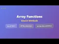 PHP Array Search Functions in - array array