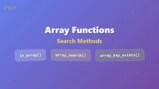 PHP Array Search Functions in - array array