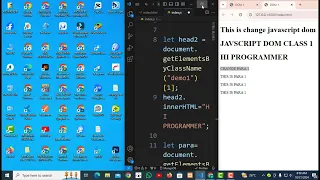 JavaScript HTML DOM Tutorial Document Object Model Html Elements Select