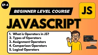 Operators in JavaScript Ep 4 Operators JavaScript Tutorial in Hindi 2026
