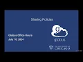 Implementing Sharing Policies in Globus Connect Server