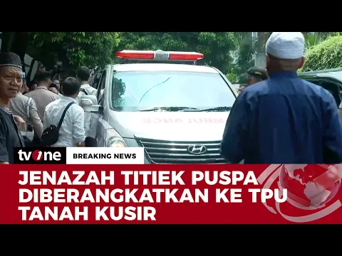 Jenazah Almarhumah Titiek Puspa Dibawa Menuju TPU Tanah Kusir