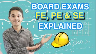 Civil Engineering Board Exams FE PE and SE Explained in 10 minutes