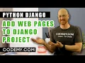 Add Web Pages To Our Dental Website - Python Django Dentist Website