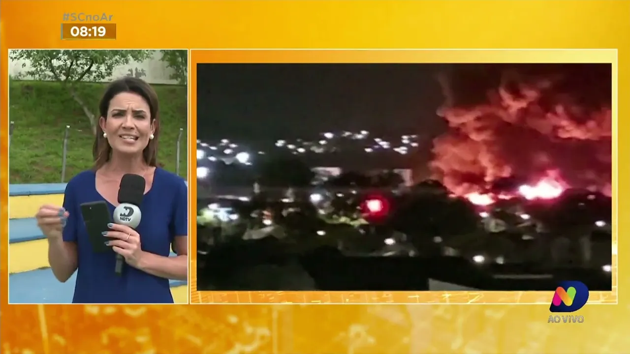 Corpo de Bombeiros confirma incêndio na Colônia Penal Agrícola de Palhoça