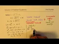 How to Solve Radical Equations and Check Extraneous Roots - EDEXCEL