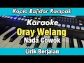 Download Lagu Karaoke - Oray Welang Nada Cowok Koplo Bajidor Rampak Lirik Berjalan | Yamaha PSR SX600