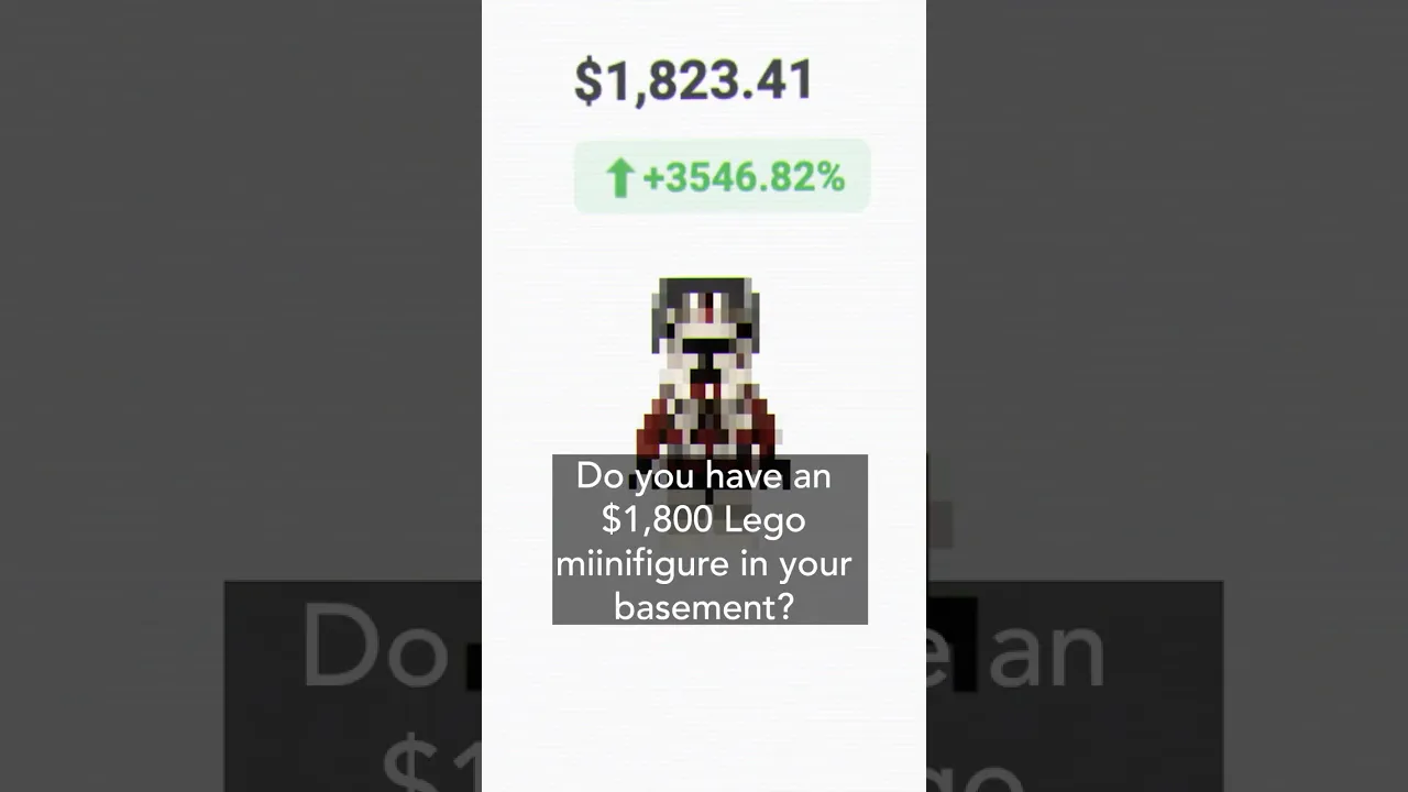 The $1800 minifig