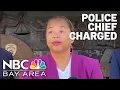 San Leandro police chief charged with misdemeanor hit and run