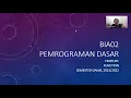 Pemrograman Dasar 09 Fungsi di Java dan Python