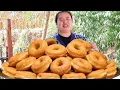 Download Lagu 丹丹做金黄诱人的南瓜甜甜圈，松软香甜满屋飘香，娃娃爱到舔手指！【胖手手丹丹】
