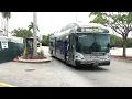 Broward County Transit Bus and Broward District School Bus Action Around the City Mix Part 1