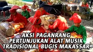 Download Paganrang atau Ganrang, Pertunjukan Alat Musik Tradisional Suku Bugis Makassar, Gendang tabuh MP3