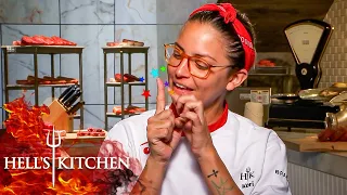 Download Kori's 'Magic Finger' Helps Her Impress on Meat Station | Hell's Kitchen MP3