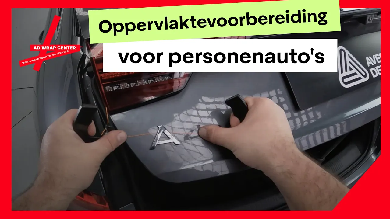 04 Oppervlaktevoorbereiding voor personenauto’s (AD Wrap Center)
