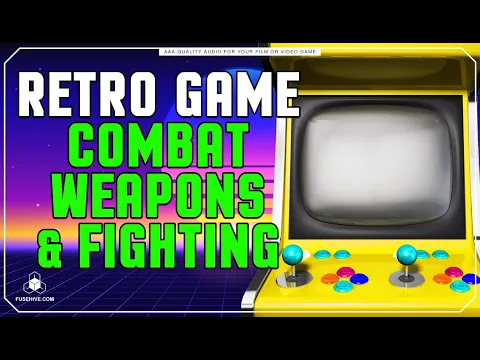 Retro Old School Analog Combat, Weapons, & Fighting Sound Effects Library - Arcade AAA SFX MINI PACK