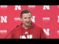 Thomas explains plan for Nebraska QB room
