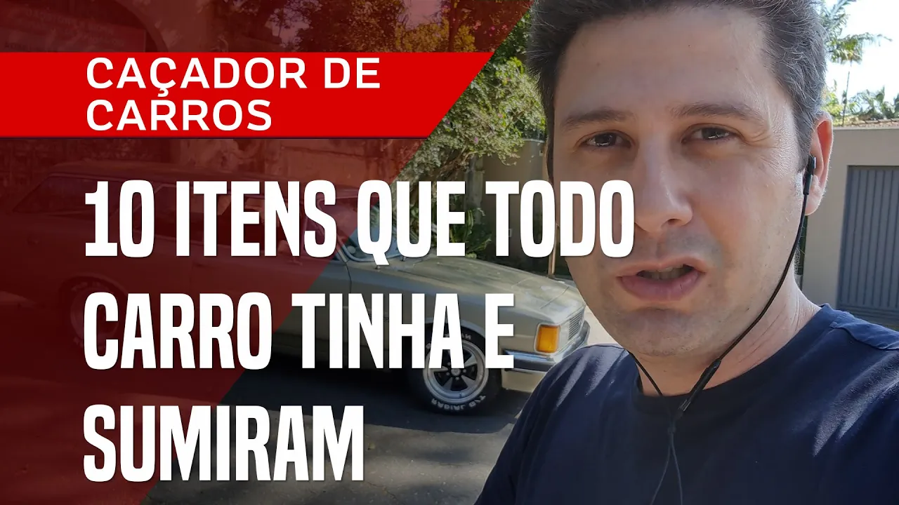 10 itens que todo carro tinha e sumiram