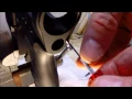 AR15 rear takedown pin setscrew install