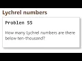 Project Euler Problem 55