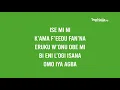 Brymo – A Fèèdú Fan’nà - LYRICS