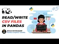 Python Pandas Tutorial 05 - READ and WRITE CSV Files In Pandas Indian Programmer