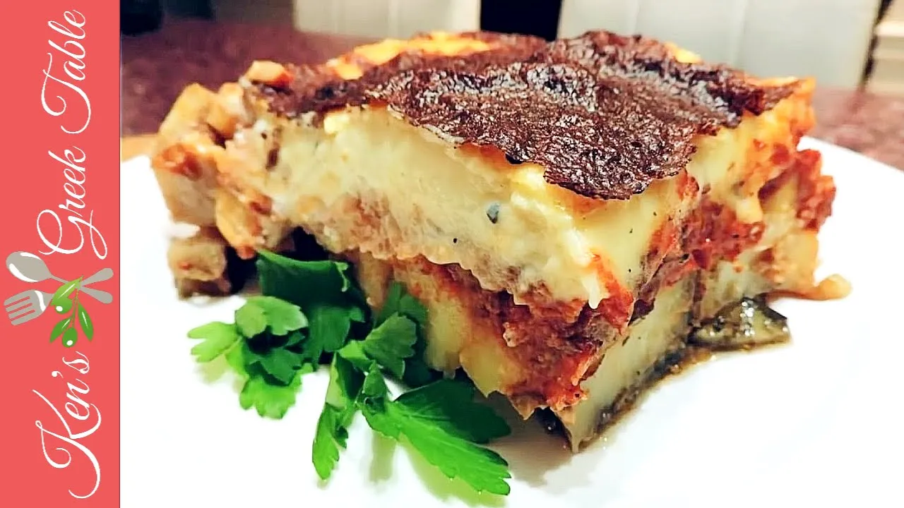 How To Make Moussaka   Traditional Greek Moussaka Recipe