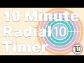 10 Minute Timer - Radial Timer with music