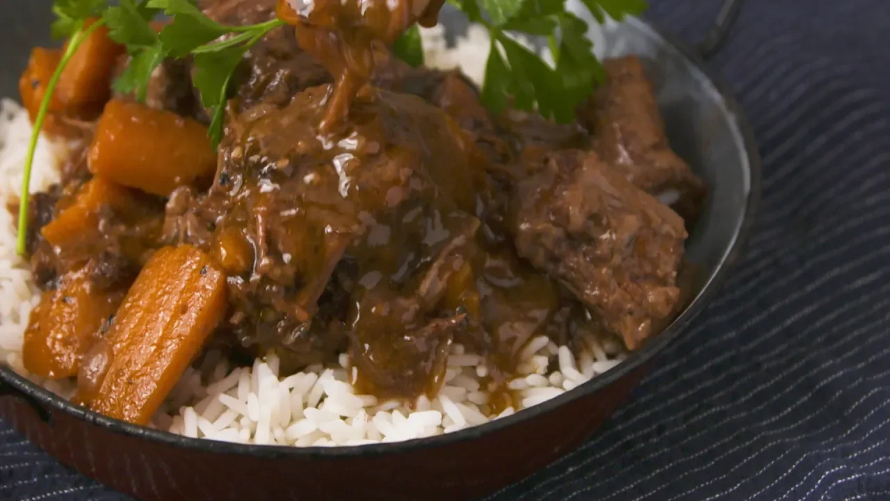 Oxtail Stew and Rice