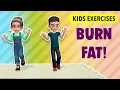 Burn Fat Kids Exercises At Home - Fun Workout