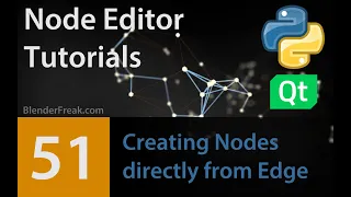 Node Editor Tutorial 51 How to create node directly from edge