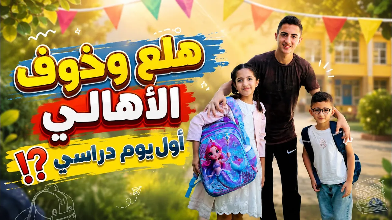 هلع وخوف الأهالي أول يوم دراسي⁉️
