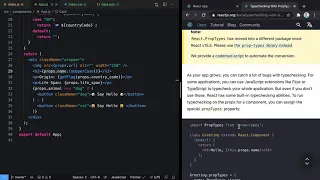 Typechecking with PropTypes in React
