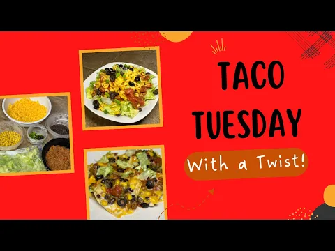 Watch easy leftover taco meat nachos and taco salad video