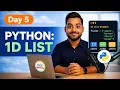 Python Day 05 1D List DevOps Engineer or SER