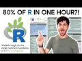 Tutorial on 80 of everything you will EVER need to know in R for ecology IN ONE HOUR