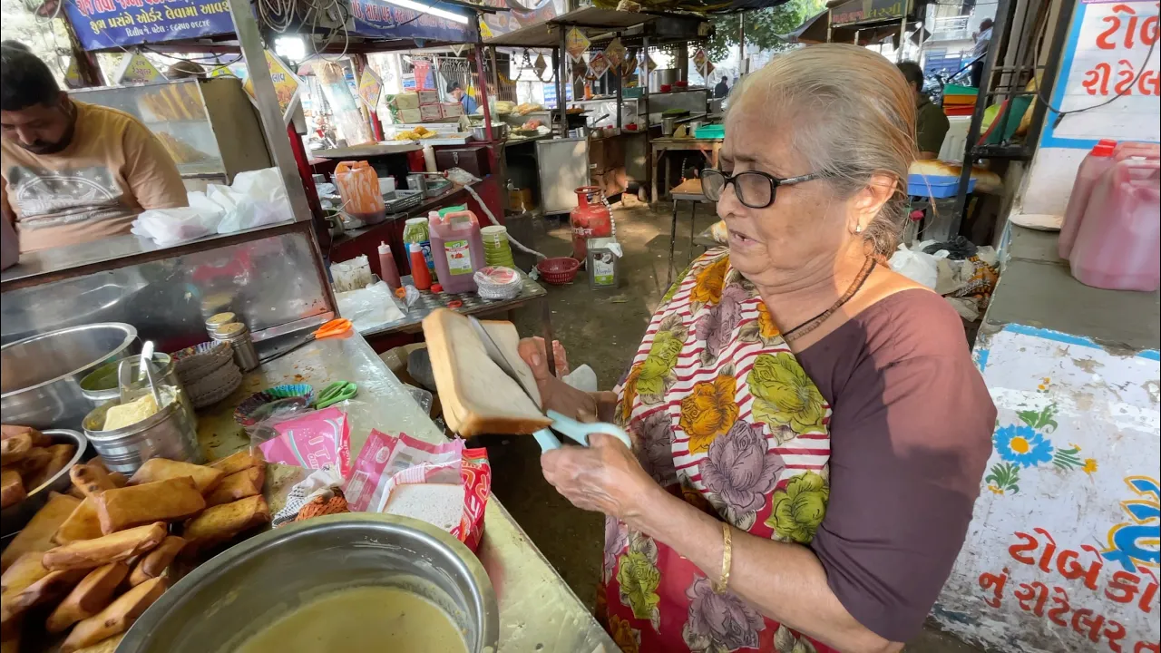 72 Year Old Amma ji serves Delicious Paneer Pakoda   Indian Street Food