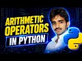 Arithmetic operators in python using jupyter notebook python tutorial for beginners