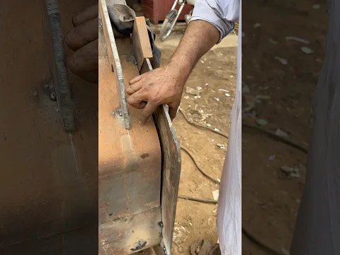 How to Close Heavy Steel Plate Gaps Easily! 🛠️#shorts #welding