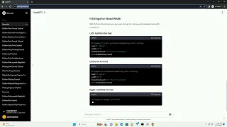 python print format fixed width
