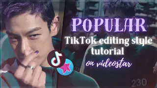 popular tiktok style edit tutorial on videostar beginner friendly