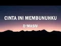 Download Lagu D'Masiv - Cinta Ini Membunuhku | Lirik