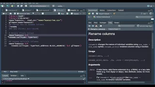 How to rename columns in R