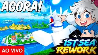 NOVO SEA 1 REWORK DO BLOX FRUITS AO VIVO!