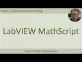 LabVIEW MathScript