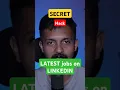 HACK to finding latest jobs on LinkedIn