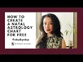 How To Create a Natal Chart FREE - Astrology For Beginners VNS Mystery School