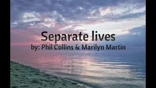 Download Separate lives by Phil Collins \u0026 Marilyn Martin | Lyrics on screen MP3