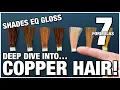 Formulating COPPER hair color featuring Shades EQ Gloss Including 7 formulas
